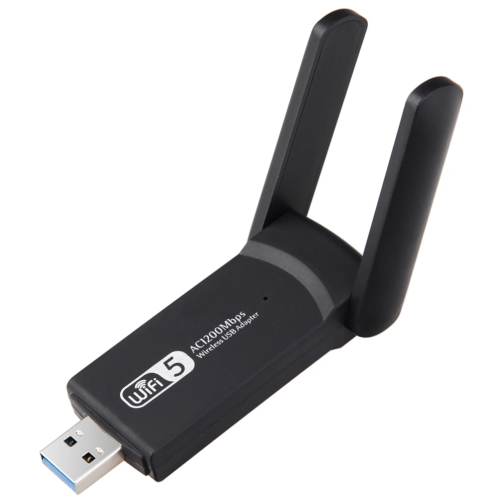 USB 3,0 1200 Мбит/с Wifi адаптер двухдиапазонный 5 ГГц 2,4 ГГц 802.11AC RTL8812BU Wifi антенна ключ сетевая карта для ноутбука Настольный - Цвет: 1200Mbps B