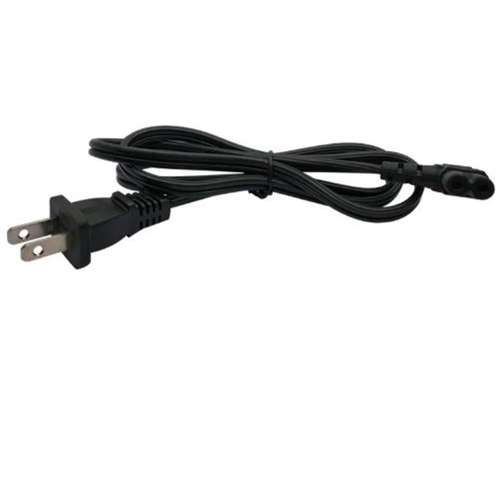 Черный ПВХ Медь 10A 250V 1 0 M (под углом 90 градусов) для IEC320 C7 в США Тайвань Канада