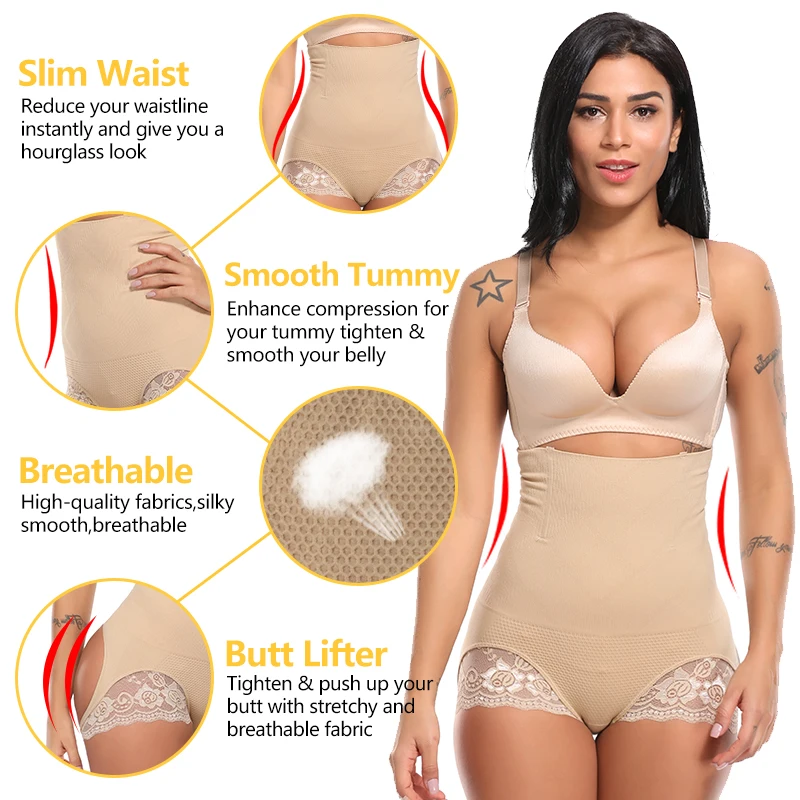 Сексуальные кружевные трусики Танга трусы формирователь с высокой талией