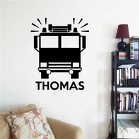 train customize name wall decal nursery baby room transport railway vinyl wall stickers bedroom home decor dw5466