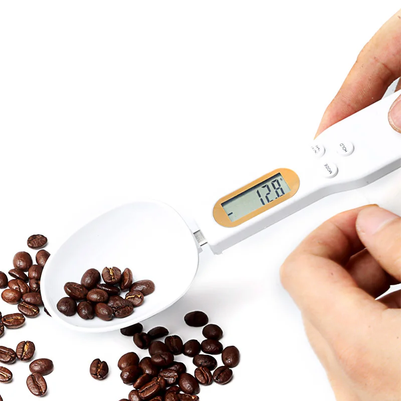 

500g Kitchen Spoon Scale Digital Measuring Electronic LCD Display Weight Gram Food Scales Precise Cooking Baking Accessories