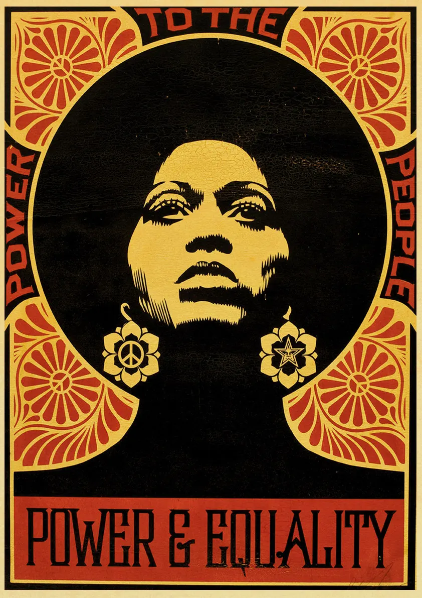 

Black Lives Poster Kraft Paper Prints and Posters Wall Art Home Room Decor Vintage Painting Wall Stickers 42x30cm
