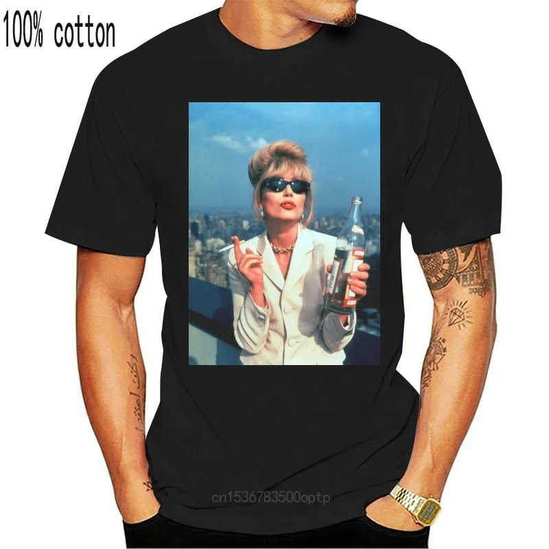 

New Absolutely Fabulous T Shirt 8 Shirt Patsy Alcoholic Fashion LGBT Vodka T-Shirts Casual Brand Clothing Cotton Top Tee Plus Si