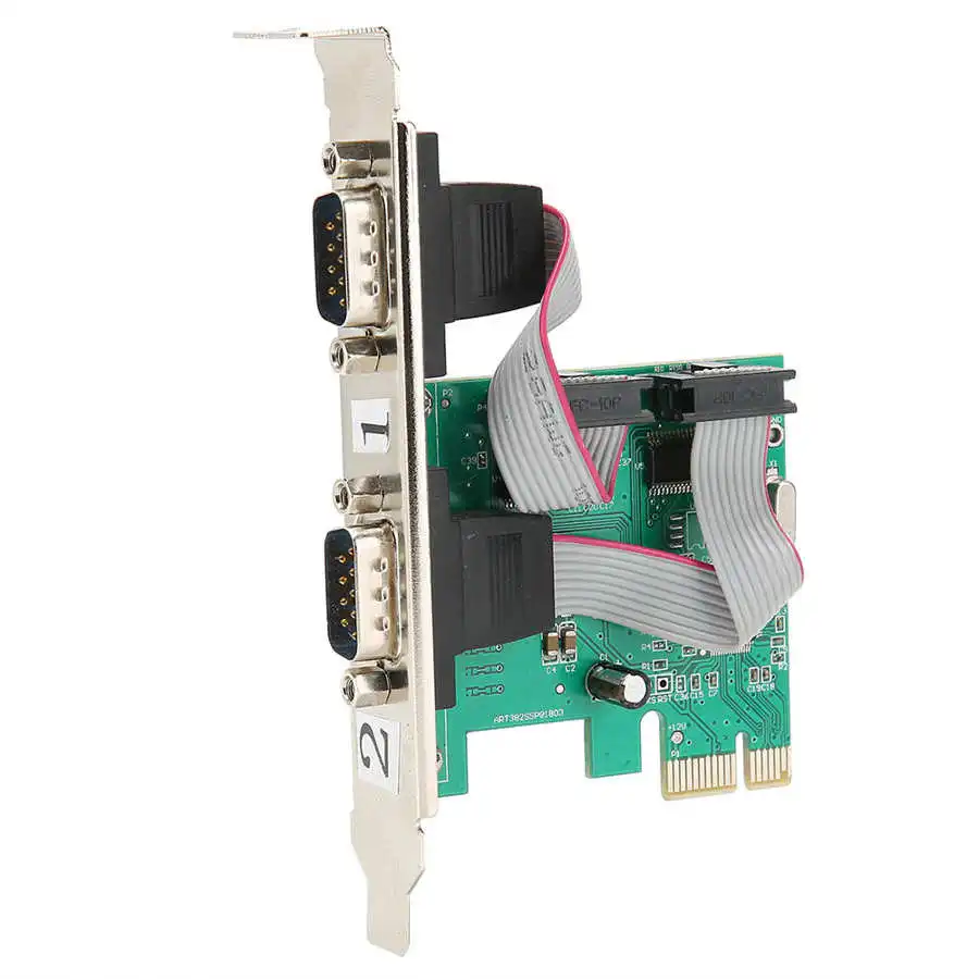 Плата расширения солнечной батареи с 2 портами PCI E на контроллер серийного