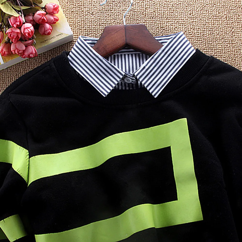 Модная рубашка имитация воротника для женщин галстук съемный воротник ложный