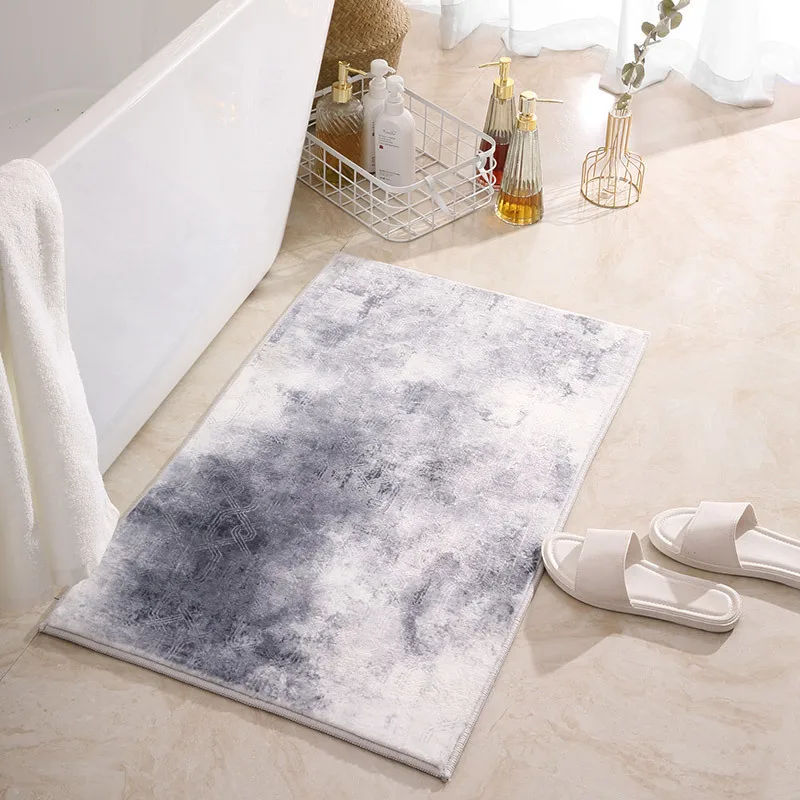 

Bathroom Rug Soft Fluffy Carpets Super Non-Slip Bath Mat Home Living Room Area Rug Kitchen Carpet Bath Rugs Home Decoration