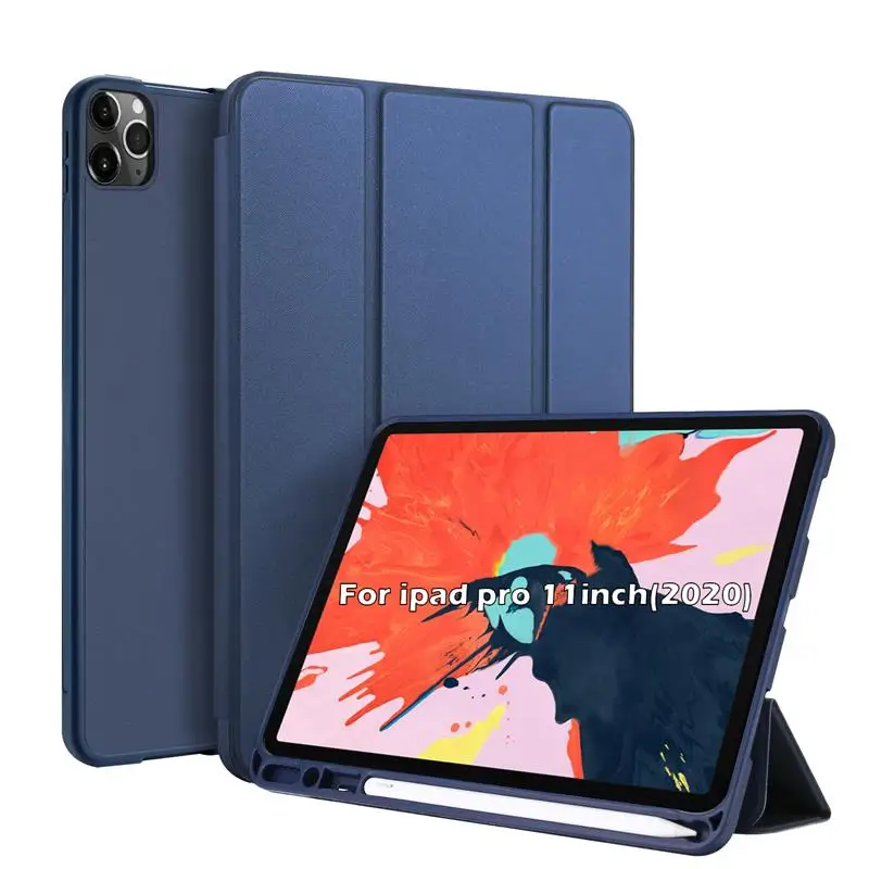 Для 2020 iPad Pro 11 &quotчехол с держателем для ручки Smart Wake Sleep Tablet откидная Защитная