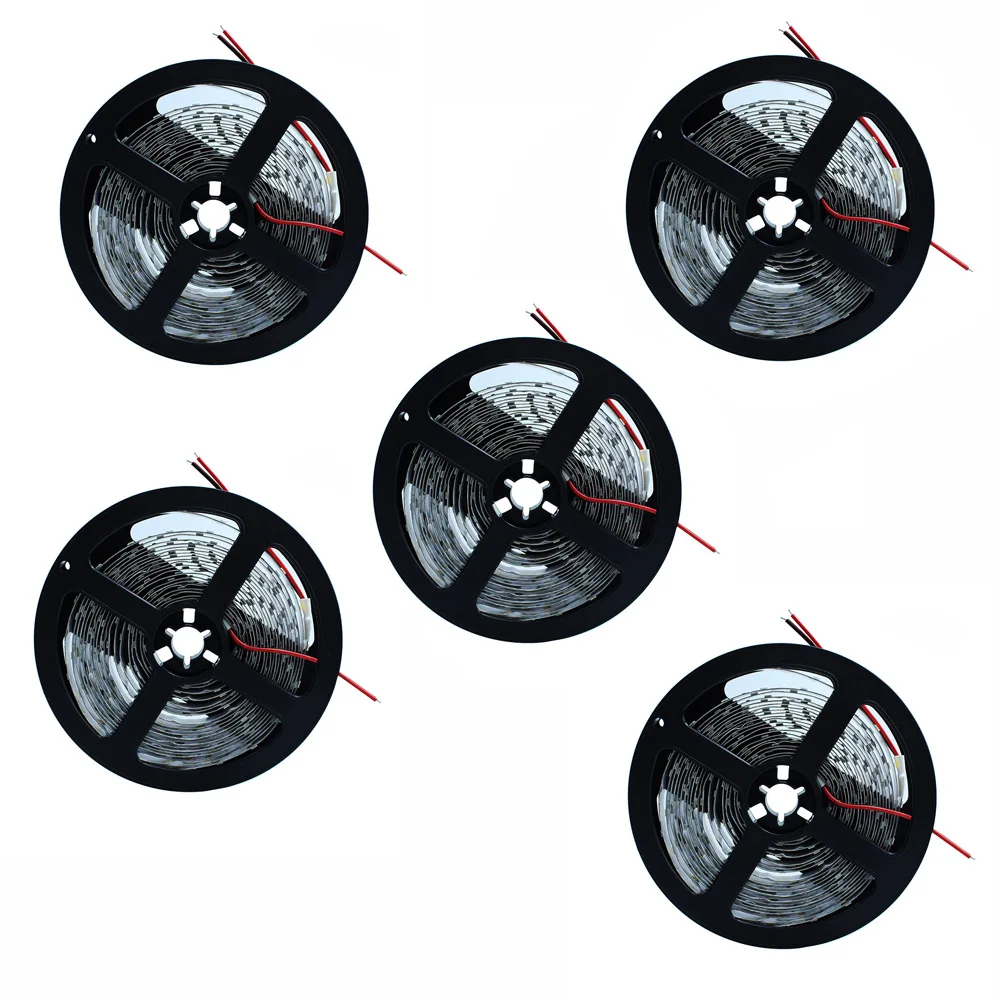 5X5 м 300 Светодиодная лента светильник 5630 SMD DC12V 60 Светодиодный s/m холодный белый
