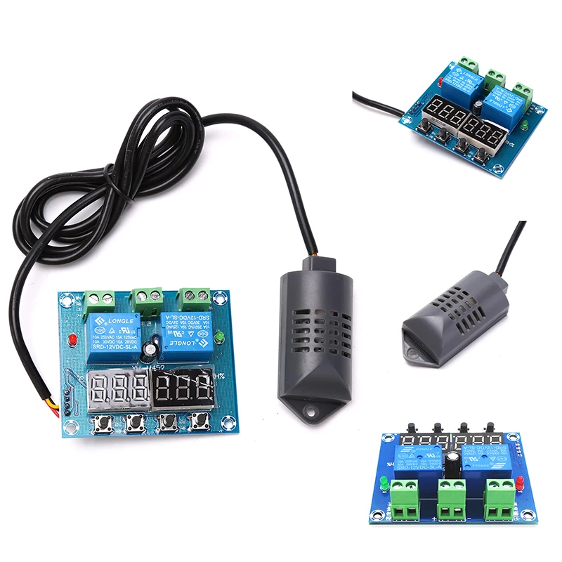 XH-M452 Humiture светодиодный цифровой термостат гигростат DC 12V регулятор | Лампы и