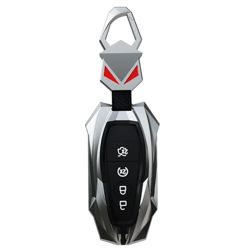 

Car Zinc Alloy Key Protective Shell Case For Ford Mondeo Explorer Edge Expedition F-450 F-350 F150 Fusion Mustang Everest 2019