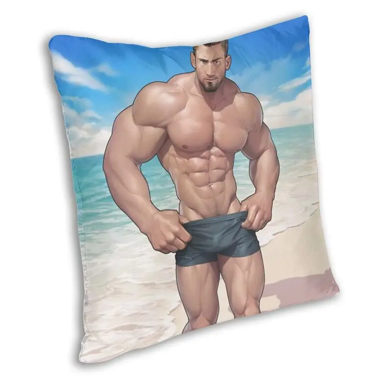 Популярный Сексуальный художественный мускулистый мужской чехол для подушки