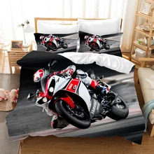 Мотоцикл 3d постельное белье набор пододеяльников Ducati Isle of Man TT гонки на мотоциклах одеяло постельное белье s постельное белье