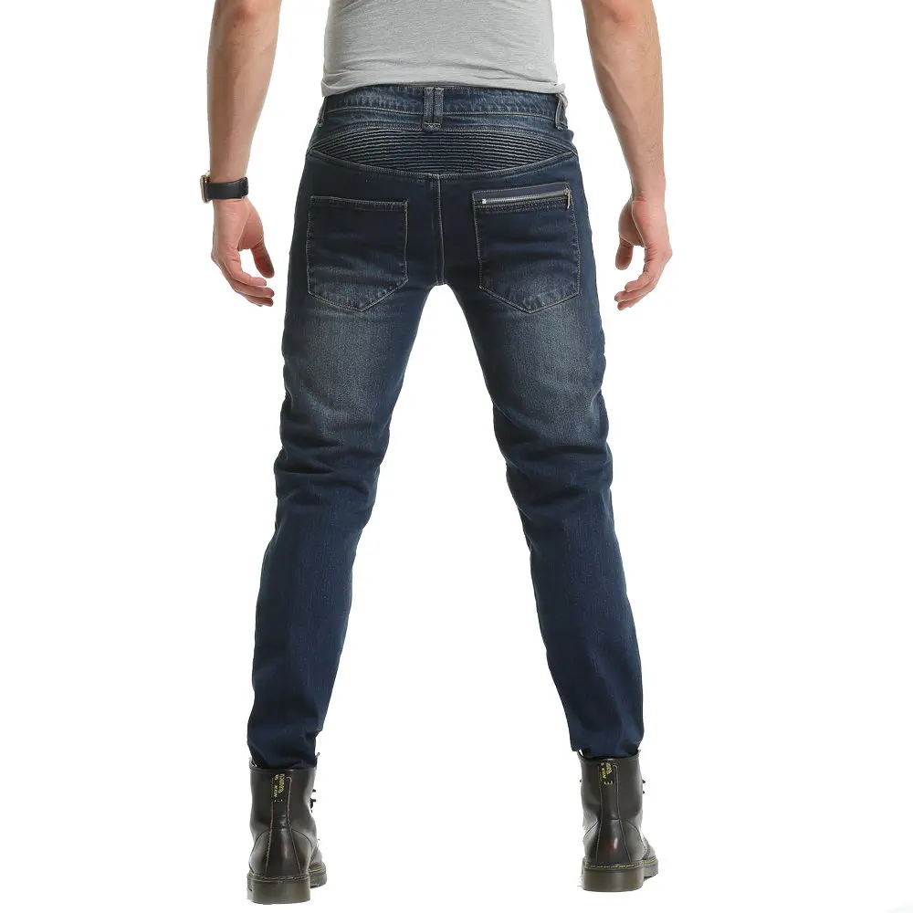 Высококачественные износостойкие падение брюки байкерские джинсы для езды на