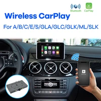 wireless apple carplay for mercedes benz a b c s glk gla ml slk class 2007 2017 ntg4 0 ntg4 5 ntg5 android auto module video
