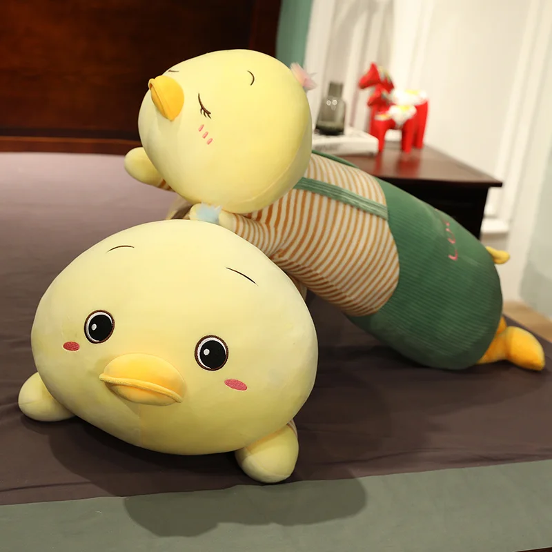 

New Arrival Cute Pet Gallus Duck Plush Toy for Baby Kids Playmate Cute Soft Stuffed Animal Duck Plush Toy Gift for Kids Birthday