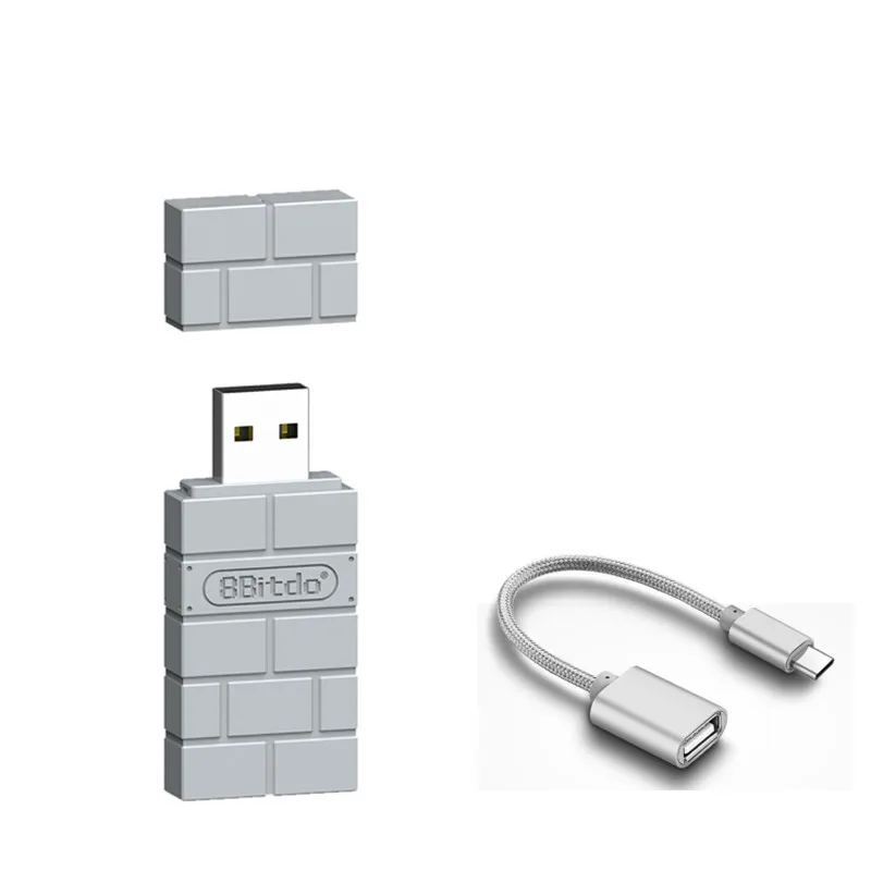 Aknes 8Bitdo USB Wireless Bluetooth Adapter Receiver For Windows Mac For Nintend Switch For PS3/Xbox one Controller - Цвет: 83DB