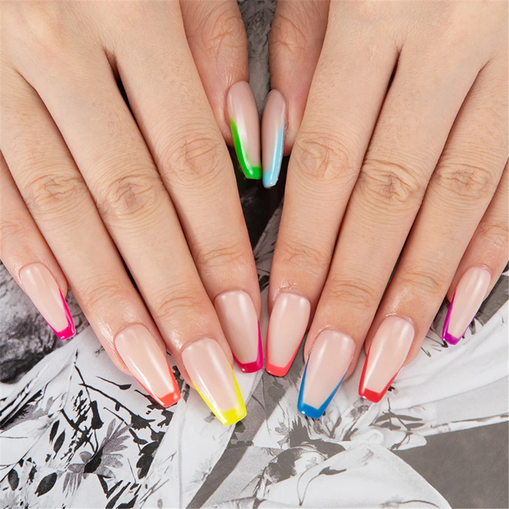 

12Pcs Gel Nail Polish Neon color Set For Manicure Semi Permanent UV Base Top Coat Nail Gel Polish Nail Art Gel Varnish Hybrid