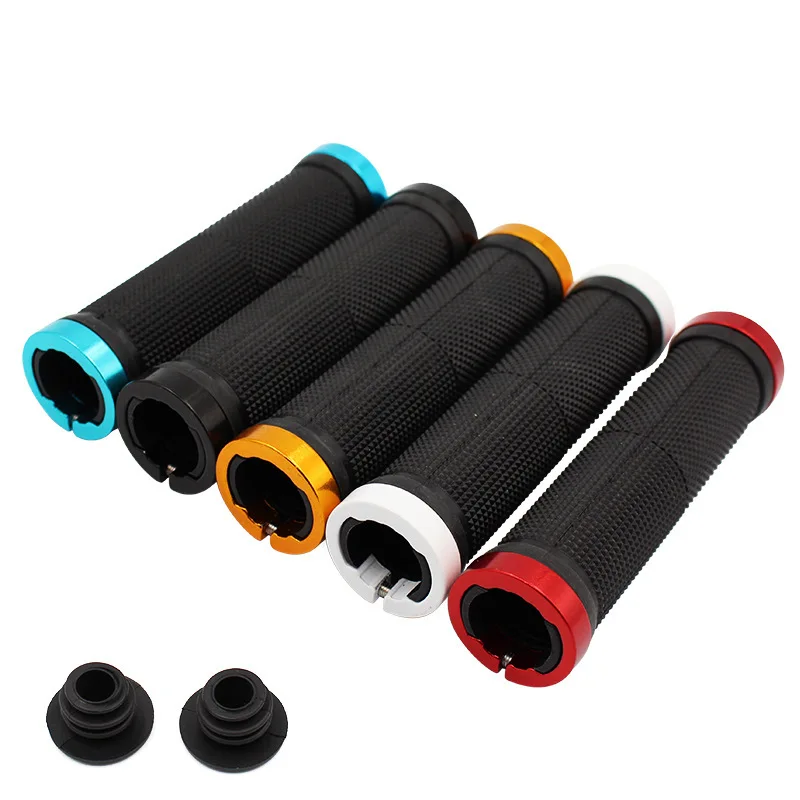 

2pcs/1 Pair Mountain Road Cycling Bike Bicycle MTB Handlebar Cover Grips Smooth Soft Rubber Anti-slip Handle Grip Lock Bar End