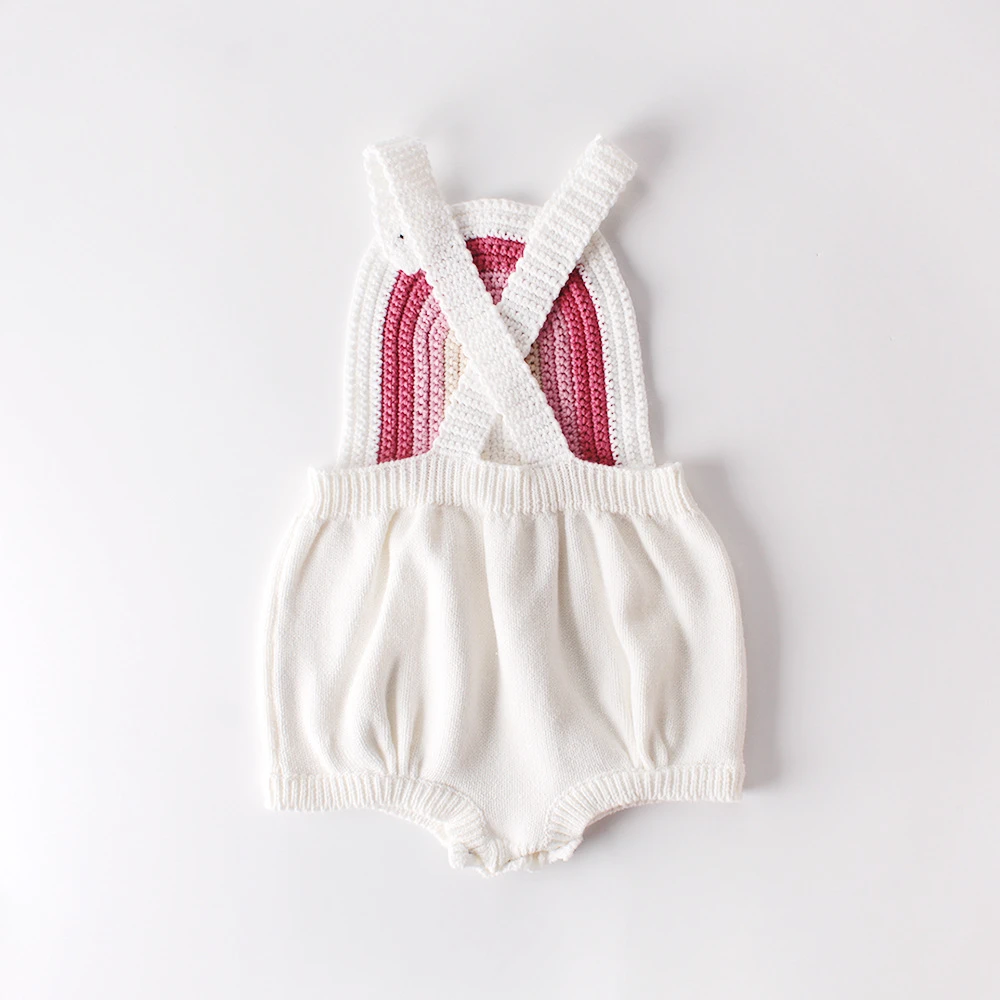 Koodykids/весенние трикотажные боди для маленьких девочек детские вязаные