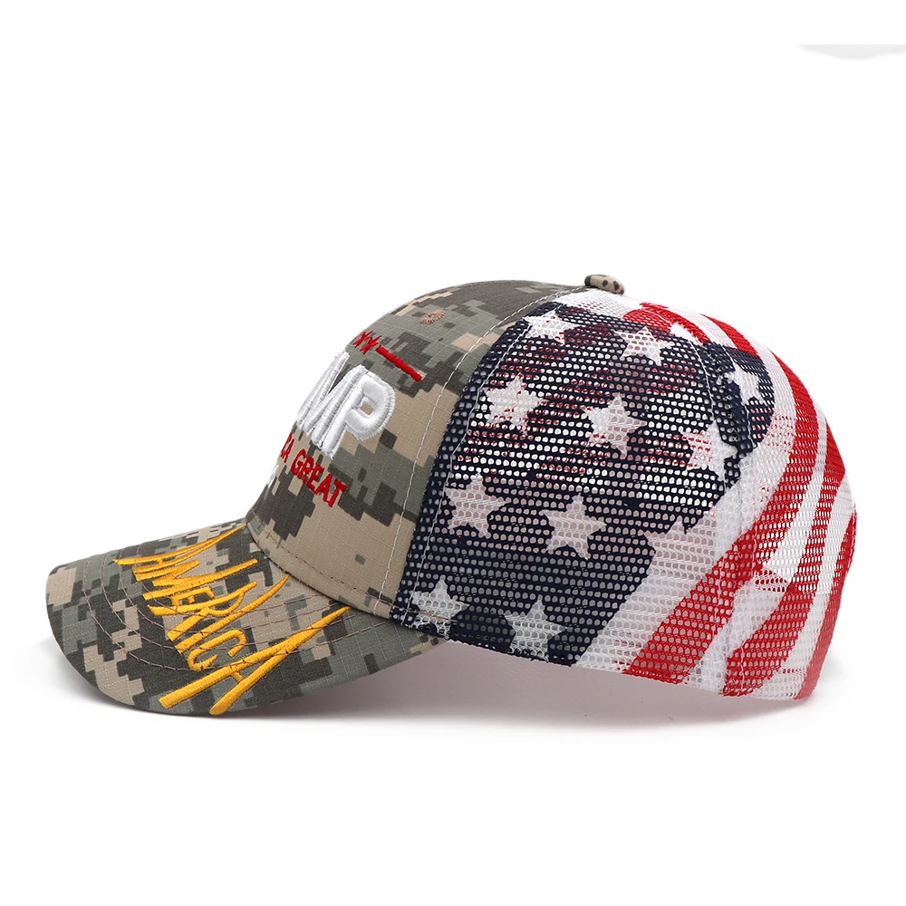 Новый Дональд Трамп 2020 Кепка Камуфляжный флаг США бейсболка s Keep America Great Again