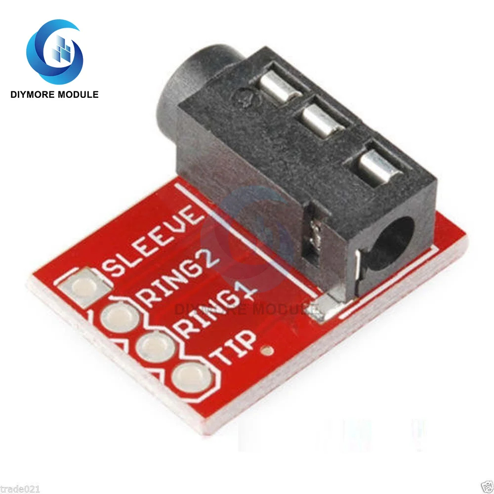 

TRRS Audio Board 3.5mm AUX Jack Earphones Headset Breakout Extension Module