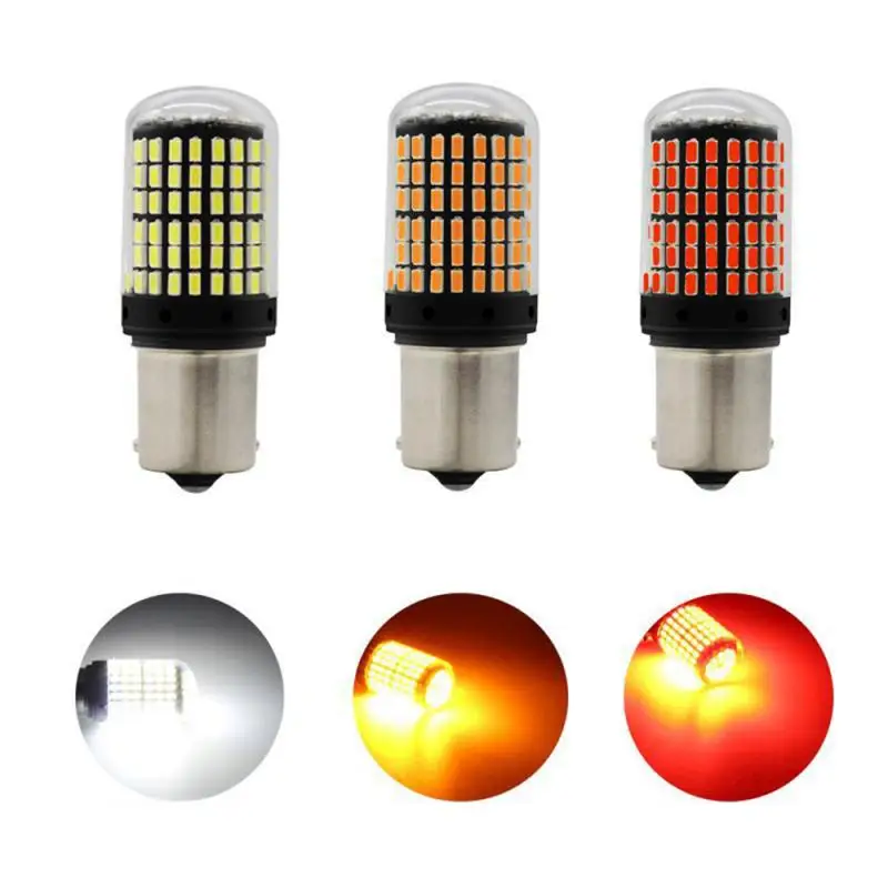 2 шт. Автомобильный светодиодный сигнал поворота T20 7440 W21W лампы 1156 3014 SMD выделить