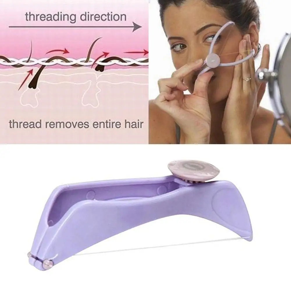 

1Pcs Hair Removal Epilator Mini Facial Hair Remover Spring Threading Face Defeatherer For Cheeks Eyebrow DIY Makeup Beauty Tool