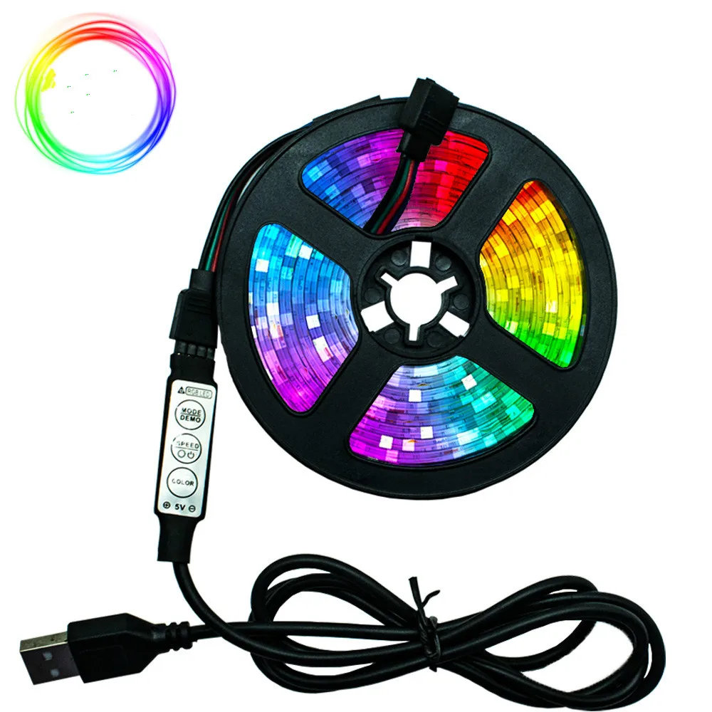

LED Strip Lights with Holiday Party Background Car Decoration Lighting 3-key Control Set To Make Surprise Gifts for Girlfriend