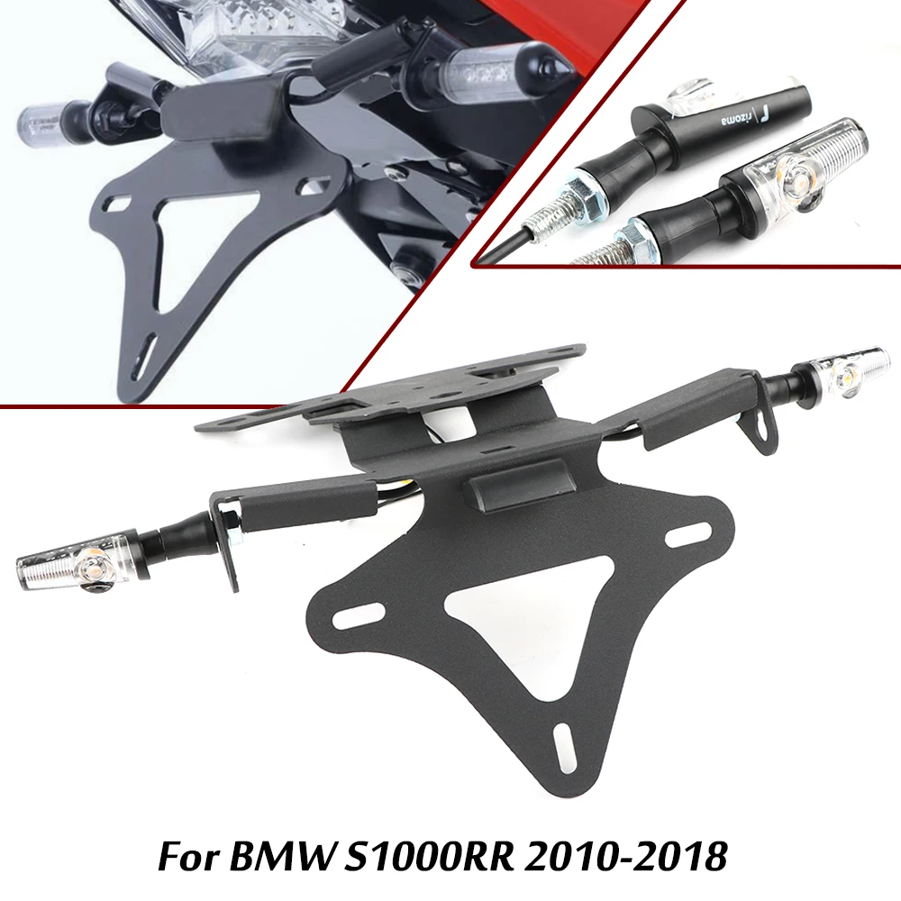 

Tail Tidy Fender Eliminator For BMW S1000R S1000RR HP4 2010-2018 Motorcycle Registration License Plate Holder LED Light
