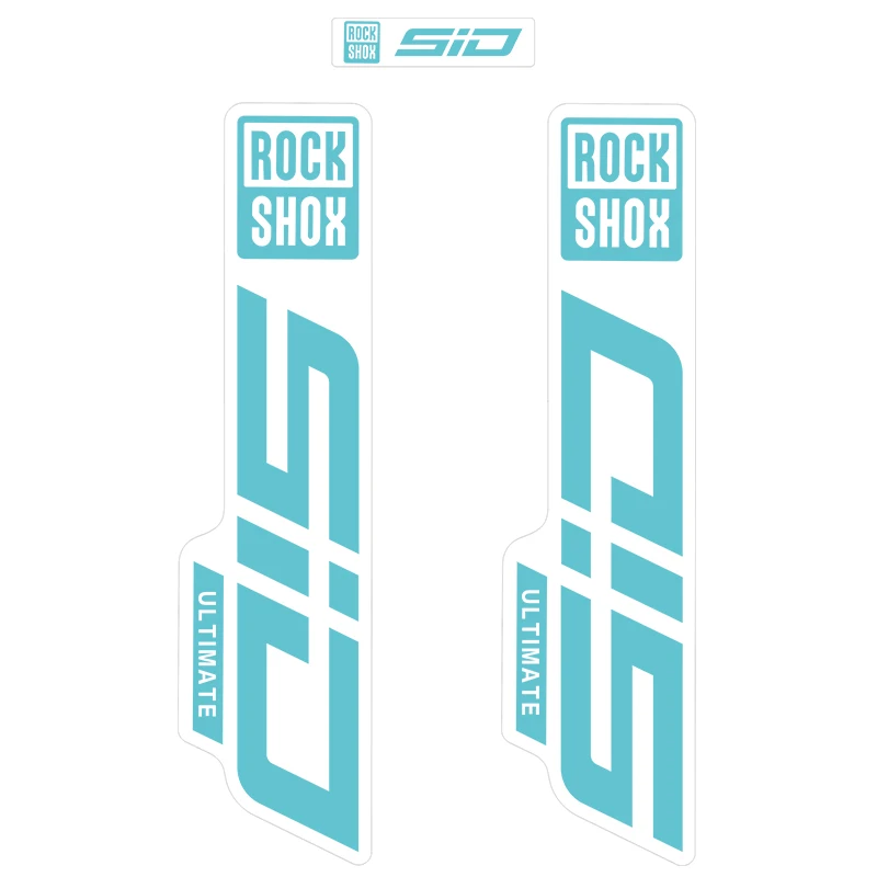 2021 наклейка с вилкой ROCK SHOX SID прозрачное дно/без основания для горных велосипедов