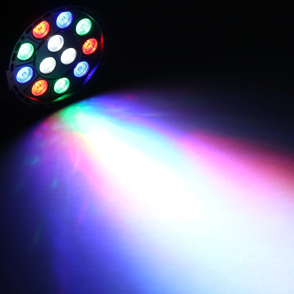 Светодиодный Par 15 Вт RGBW с DMX512 для клубной дискотеки DJ звук активированный диско