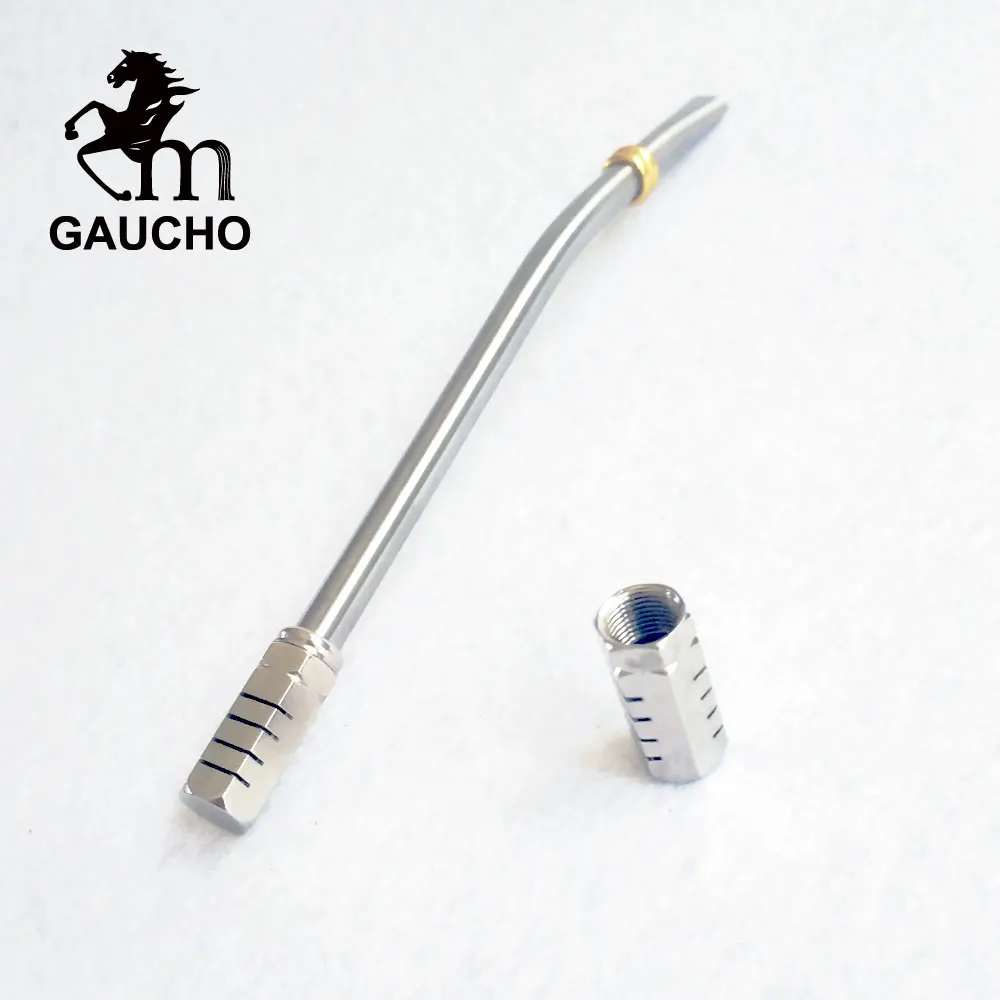 50 шт./лот Gaucho Yerba Mate Straw Bombilla 17 см изогнутый многоразовый со съемным шестигранным