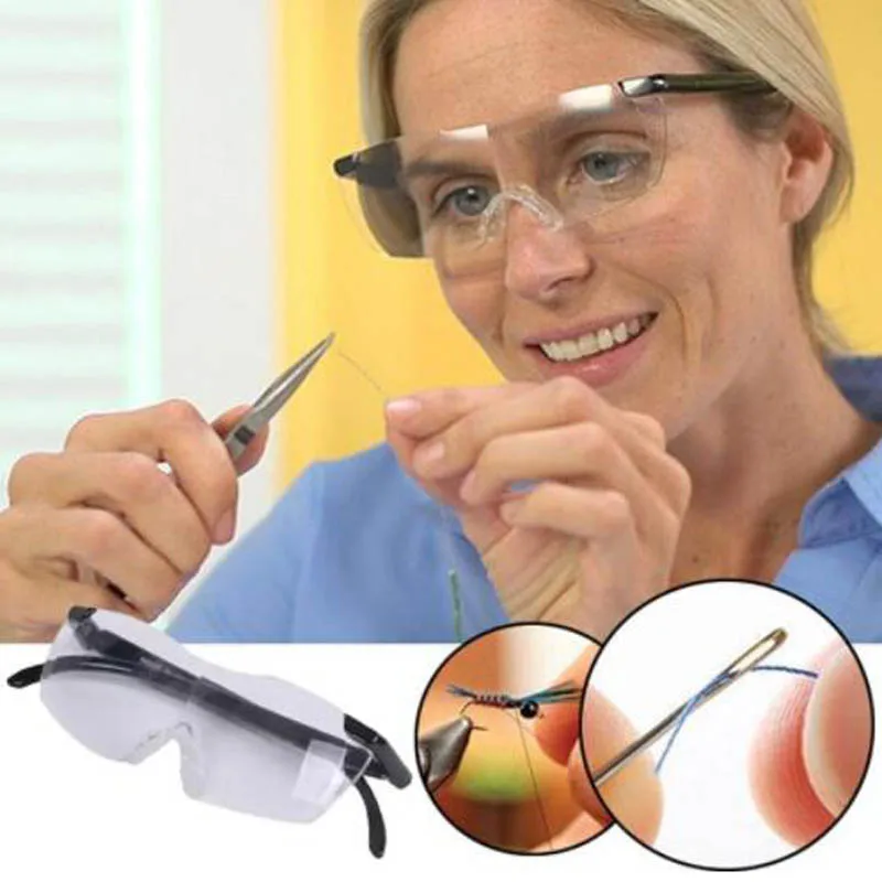 

Brand New Big Vision Unisex 180% Magnification Reading Glasses +250 Times Magnification Reading Glasses Magnifying Glass лупа