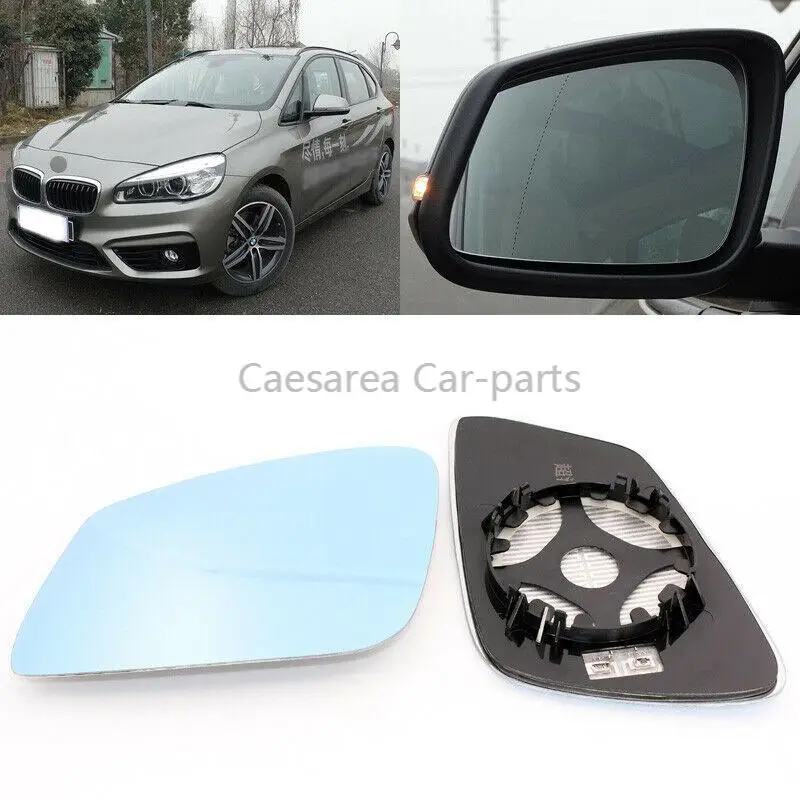 

For BMW 2 Series 220 228m 235i Side View Door Mirror Blue Glass With Base Heated