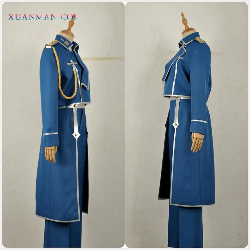 Костюм Стальной алхимик куртка полковника Роя мустанга военная униформа косплей