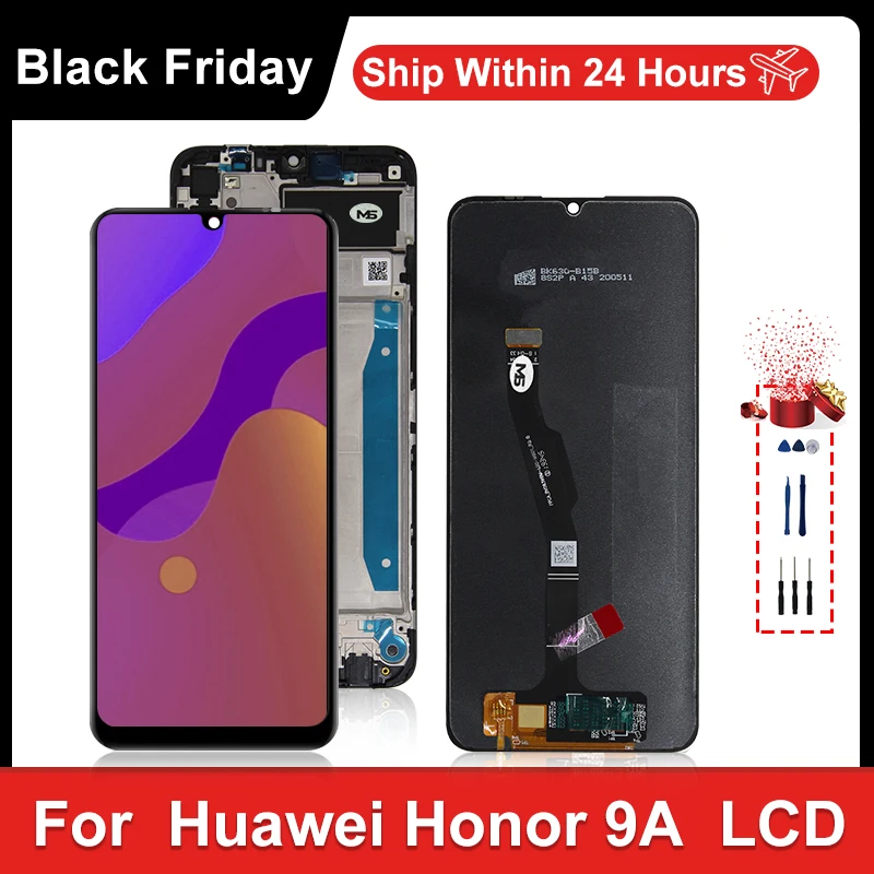 

6.3" For Huawei Honor 9A LCD MOA-LX9N Display Touch Screen Assembly Replacement Parts For Huawei Y6P 2020 Display Enjoy 10E LCD