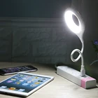 Портативный USB-светильник для чтения, складной светодиодный ночник для портативного зарядного устройства, светильник для ноутбуков, защита глаз, энергосберегающая настольная лампа