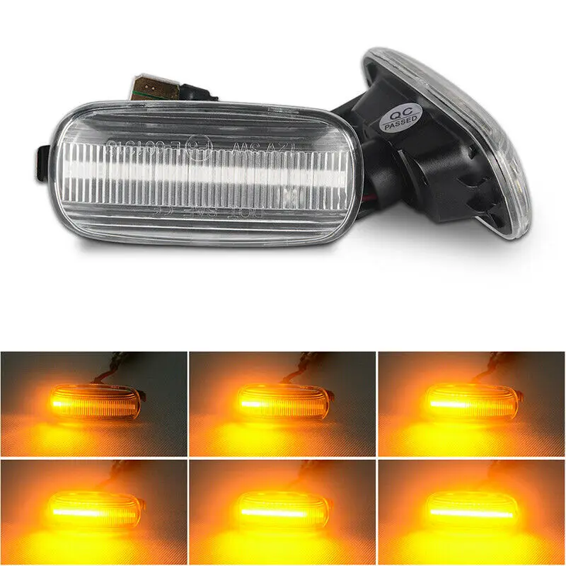 2 шт. абсолютно новый и высококачественный Динамический светодиодный прозрачный