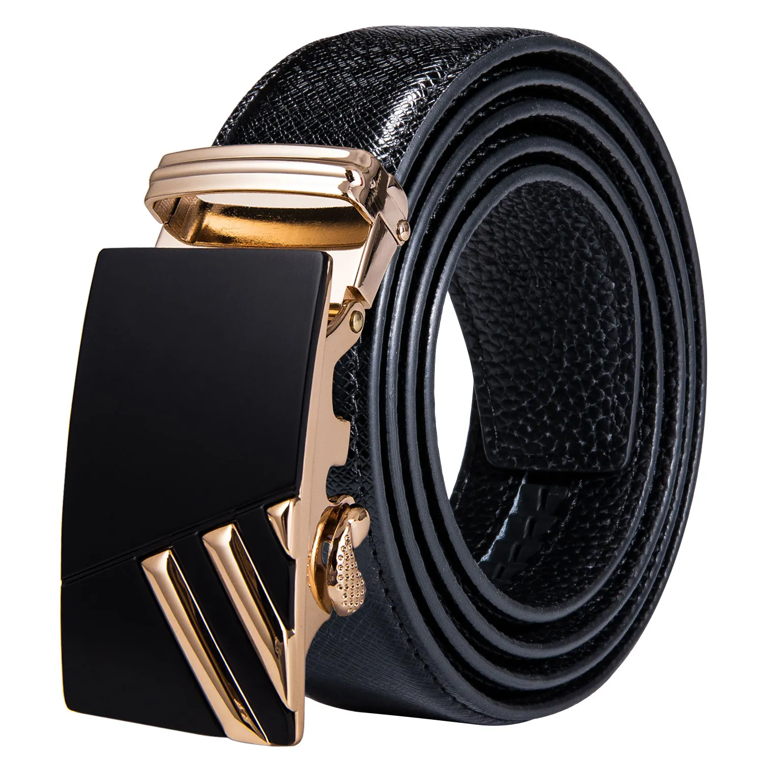 Мужской дизайнерский ремень из натуральной кожи с автоматической