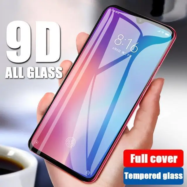 9D полностью изогнутое закаленное стекло для Redmi 8 7A 7 K20 Pro Защитная пленка для экрана для Xiaomi Redmi Note 8 7 5 Pro 9T Pro