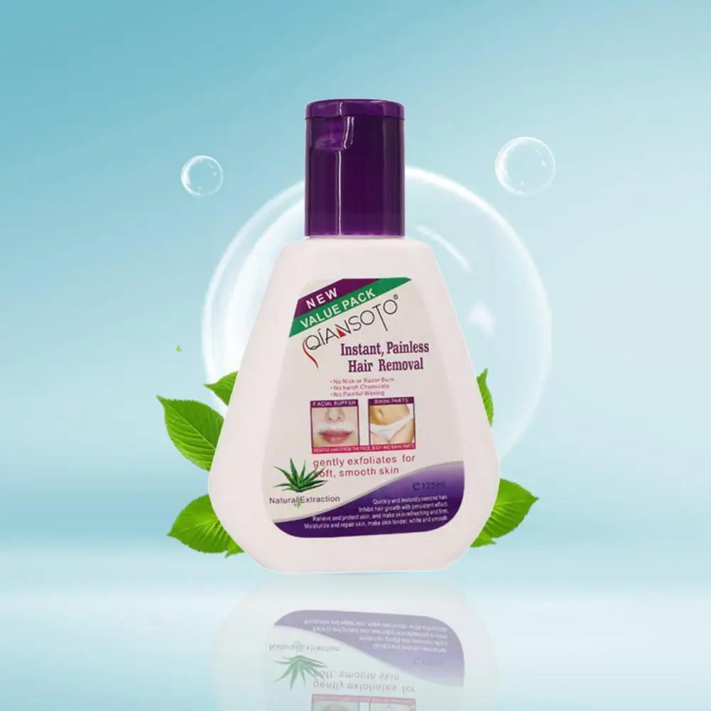 

125g Aloe Hair Removal Cream Essentials Aloe Beard Permanent Inhibitor Removal Paste Smooth Growth Z0o1