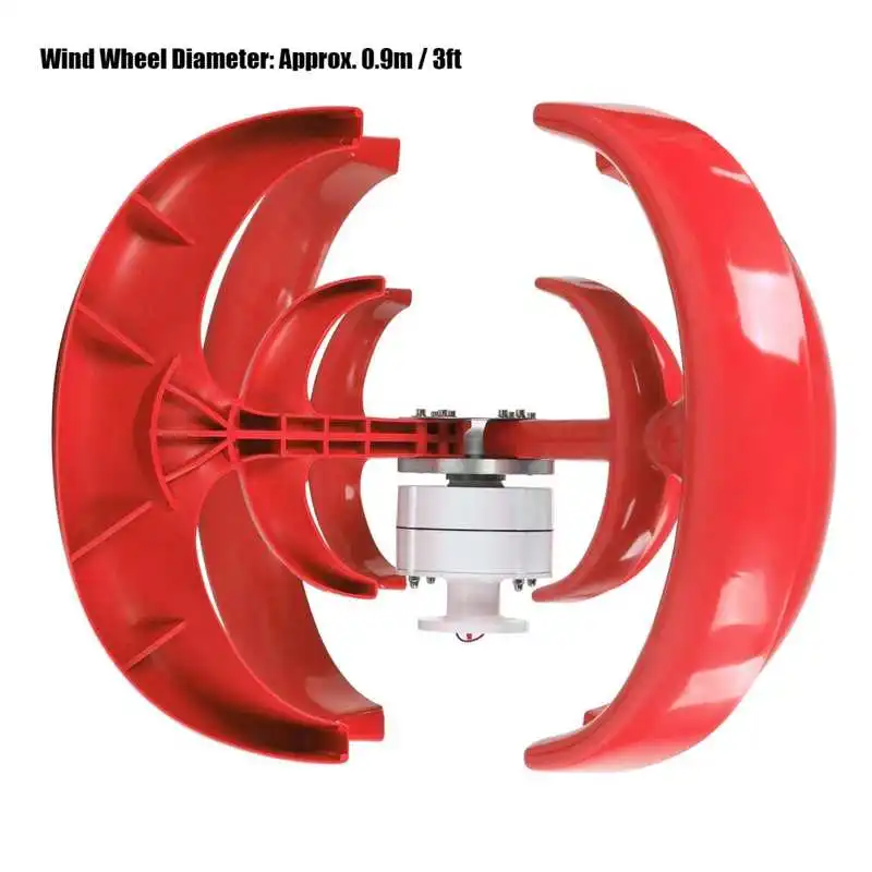 

vertical wind generator power generator Wind 4 Blade Lantern Vertical Axes DoubleLayer Power Generator Assembly