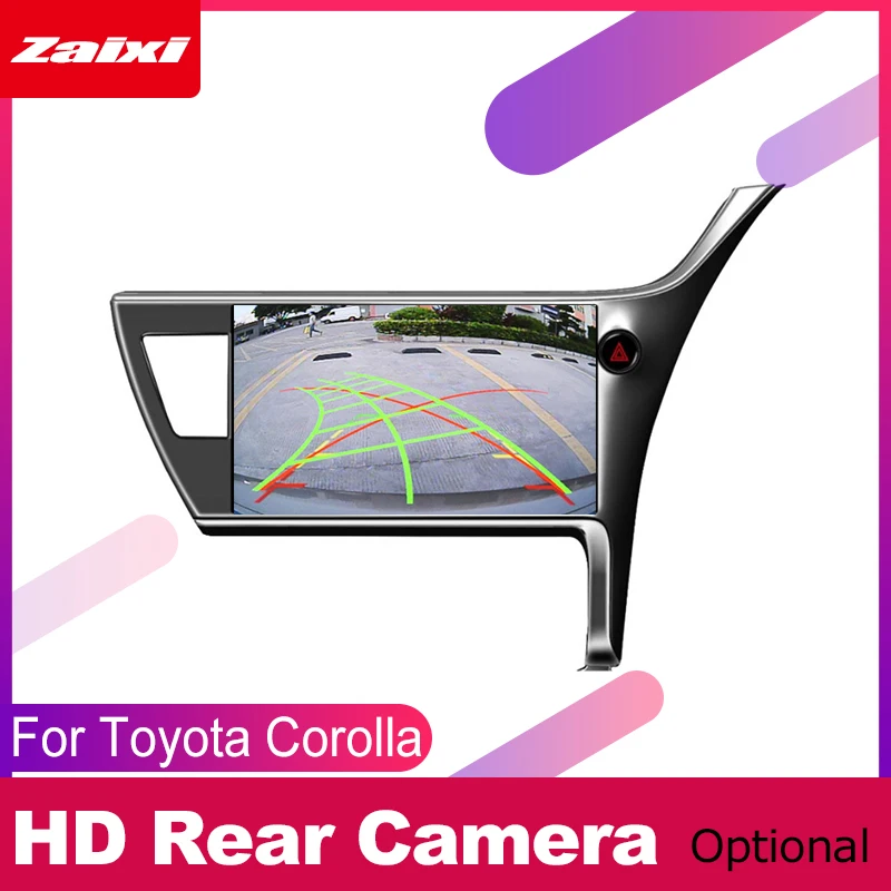 ZaiXi для Toyota Corolla 2016-2018 Автомобильная Мультимедийная система Android 2 DIN Автомобильный