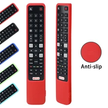 Remote Cover For TCL RC802N YUI1 YAI3 YUI2 YU14  YU11 65C2US 75C2US Non-slip Silicone Protective Soft Control Case