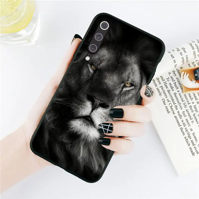 

Lion cool forest animal Phone Cases For Xiaomi Redmi note 7 8 9 t k30 max3 9 s 10 pro lite Luxury brand shell funda coque