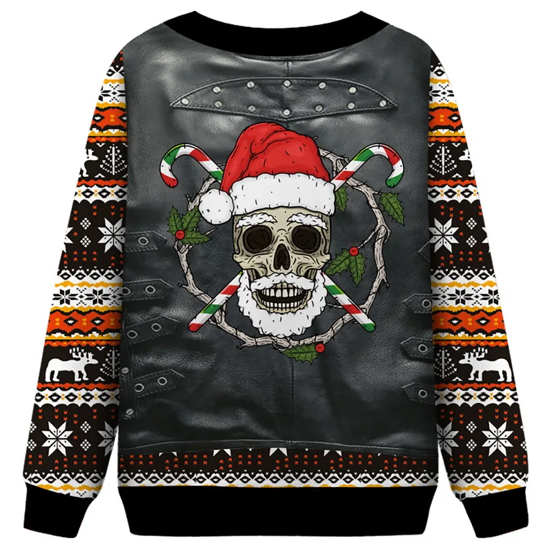 Mens causal o neck Christmas sweater fashion deer print Autumn Winter Pullover Knitted Jumper sweaters Slim Men Clothes