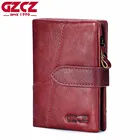 Качественные модные маленькие женские кошельки GZCZ из натуральной кожи, Женский кошелек для монет, дизайнерские карманы на молнии, мягкий маленький кошелек, Новинка