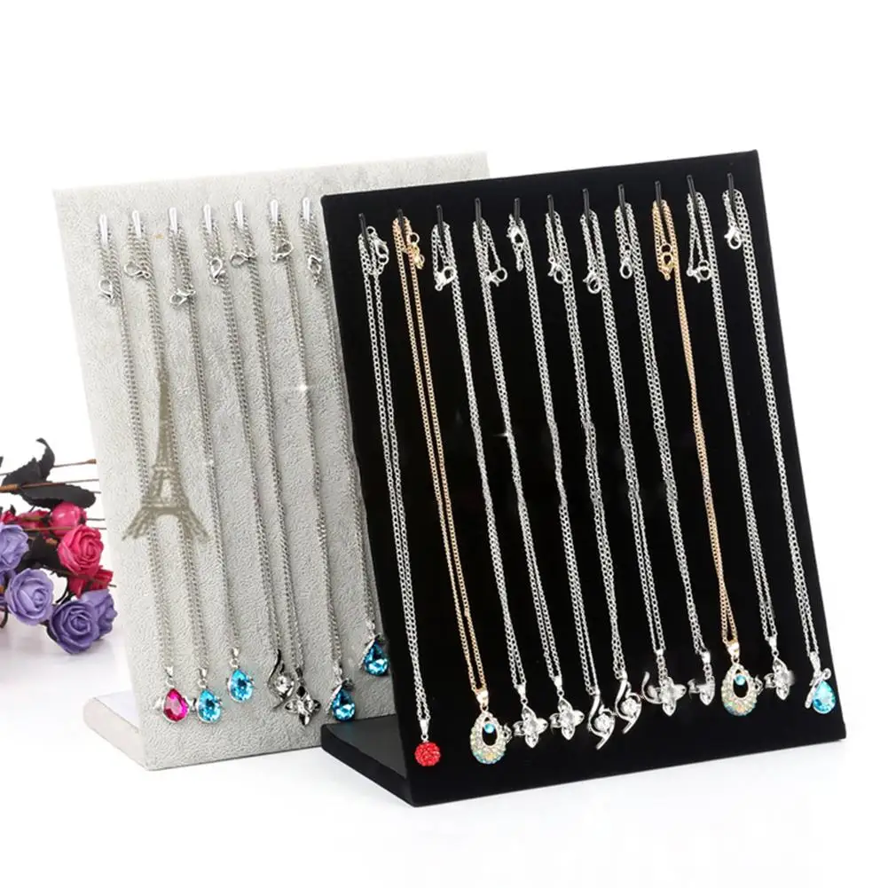 

11 Hooks L Shape Bracelet Chain Necklace Jewelry Display Holder Stand Organizer Jewelry Display Holder Stand Organizer Jewelry D