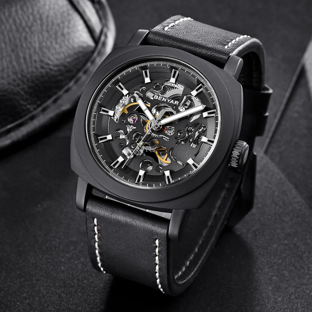 

Fashion Mechanical Set Men Watch Waterproof Classic Luxury Automatic Business Male Wrist Watch Sport Relogio Masculino