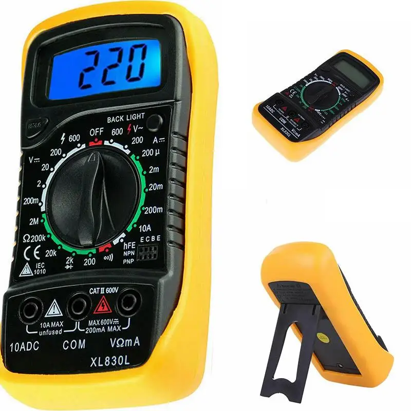 Портативный цифровой мультиметр с ЖК дисплеем портативный тестер напряжения